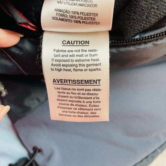 Mountain Hardware Primaloft Jacket Womens 10 Blue Reversible Quilted Outdoor - Picture 7 of 16